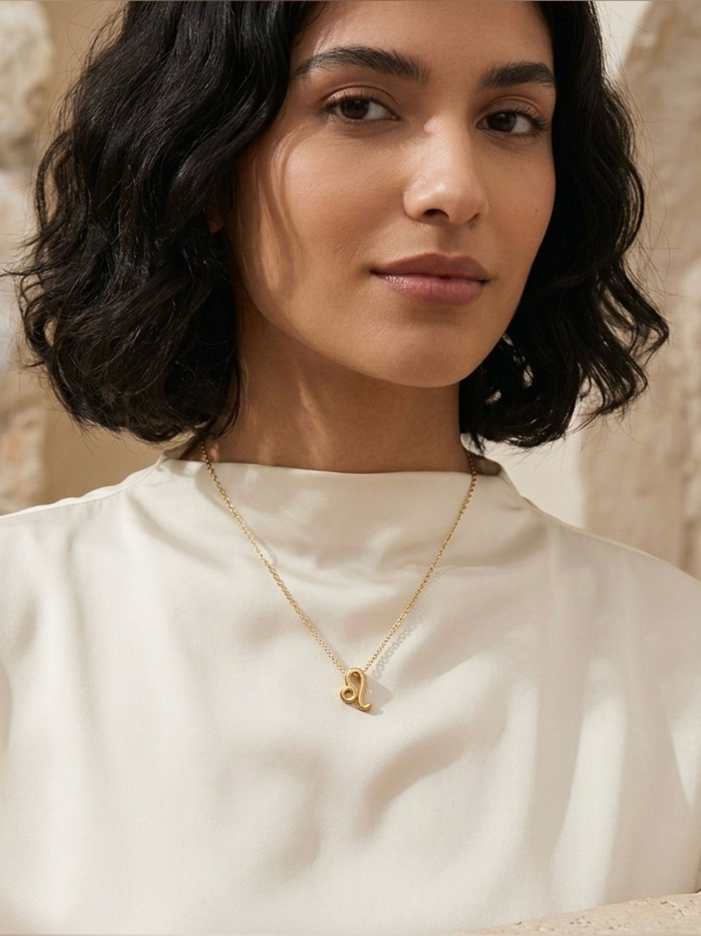 3/$25🎉 Bold Spirit: Leo Zodiac Sign Charm Pendant Necklace in Gold Tone - Picture 2 of 6